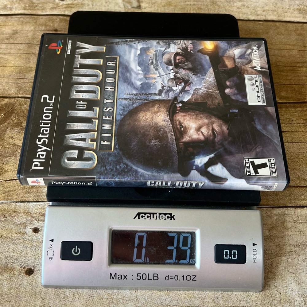Call of Duty Finest Hour PS2 Case with BLACK Game Disc Sony PlayStation 2 - Picture 5 of 5